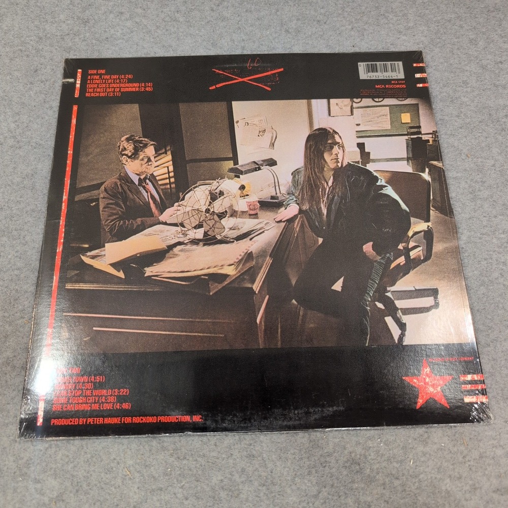 Tony Carey Some Tough City Vinyl LP 1984 MCA Records MCA-5484 A Fine Fine Day - Picture 2 of 2